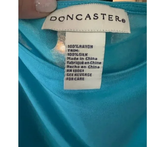 NWT Doncaster Dressy Tee, VERY loose and flowy, size Large (could fit PLUS) - Picture 3 of 6